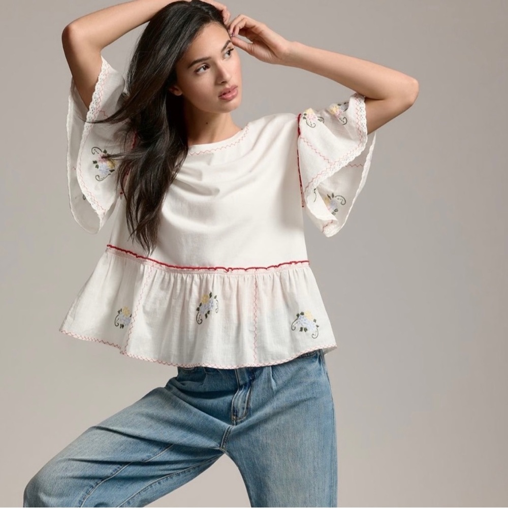ANTHROPOLOGIE BLOUSE XL